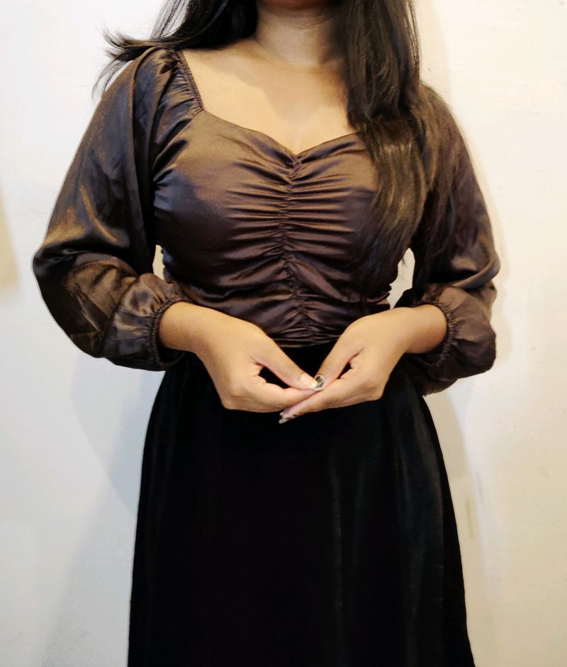 Dark Brown Top