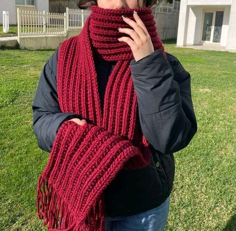 Crochet Mikasa Scarf 🧣