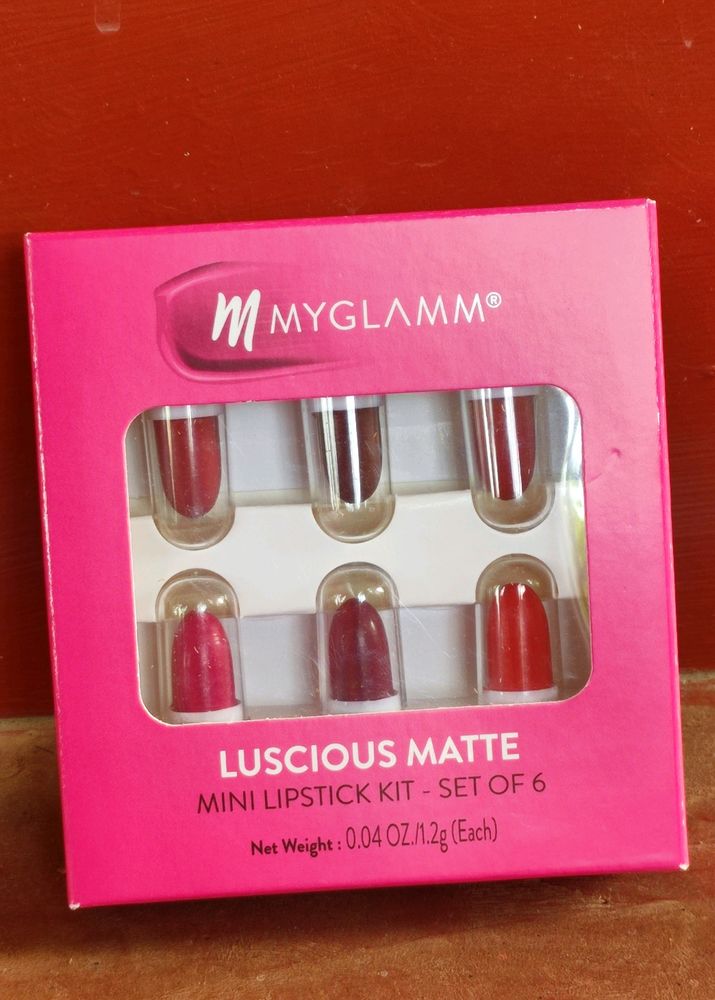 MyGlamm Lucious Matte Mini Lipstick Kit❤ 💞