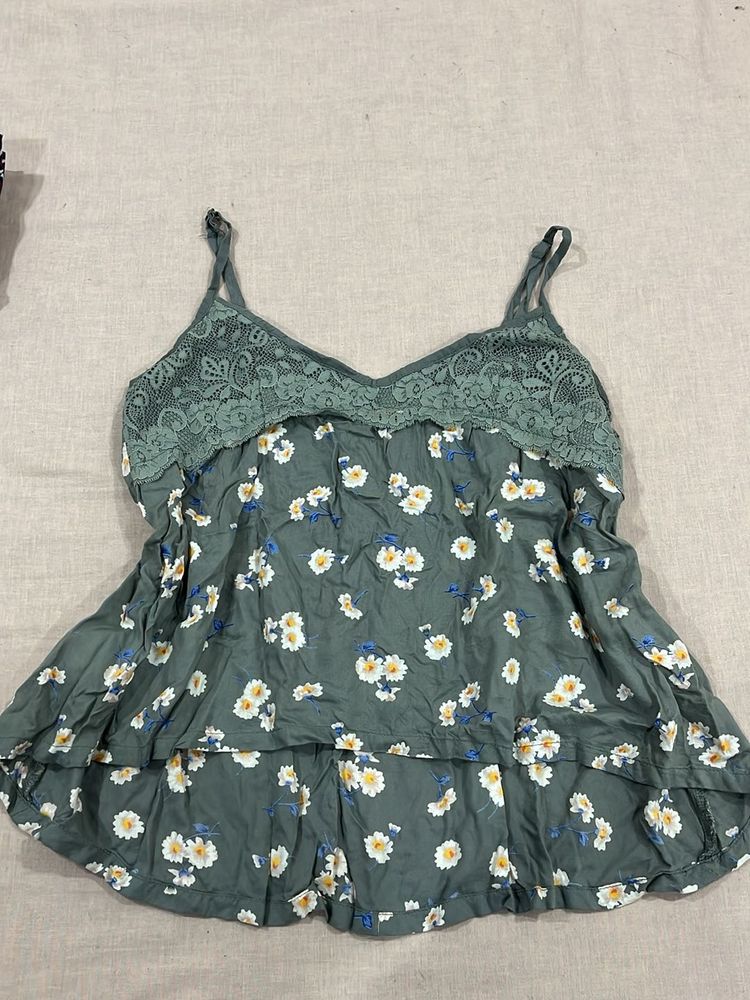 Floral Lace Cami Top