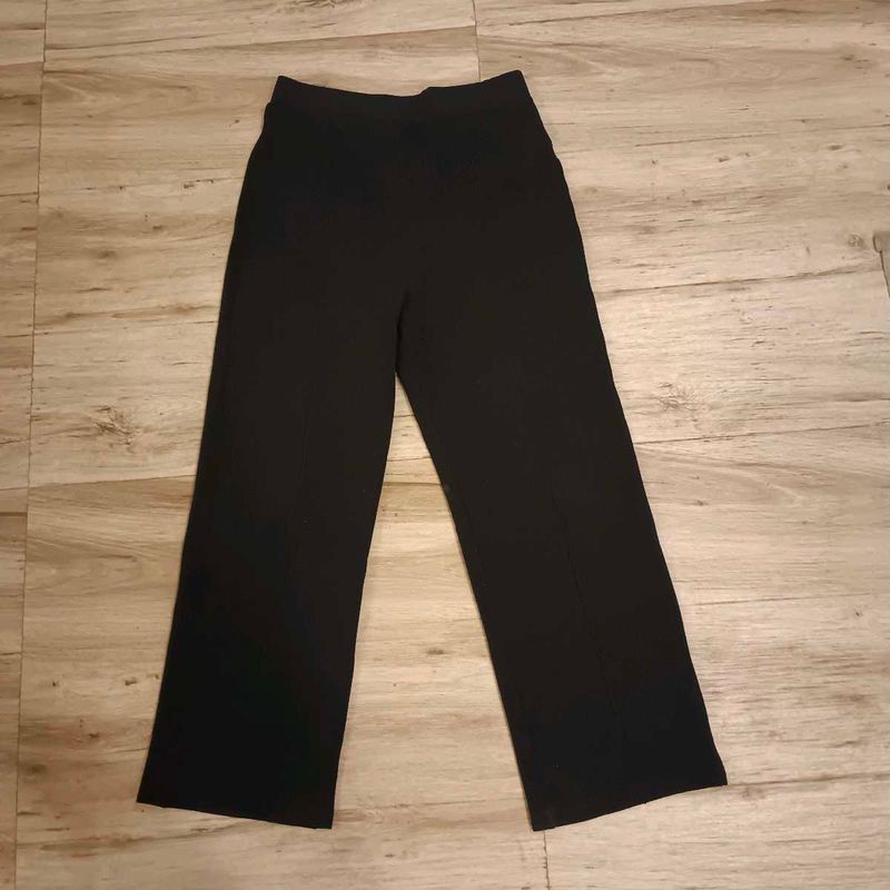 Black Women Straight Trousers