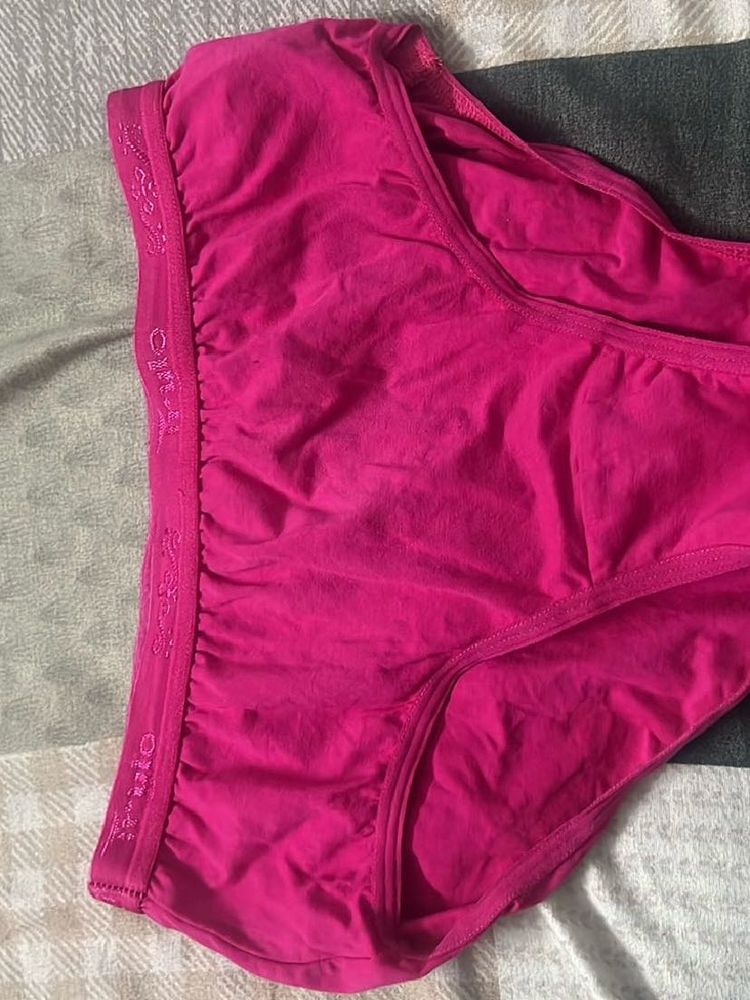 Pink Cotton Briefs