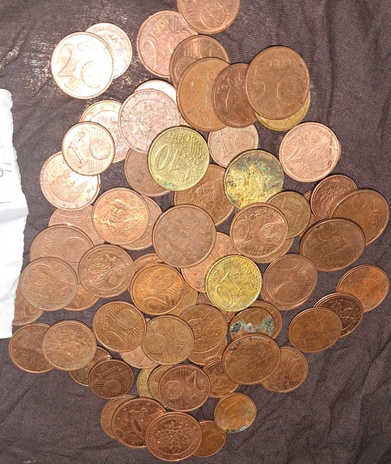 72 coins:  Euro Cents Collection