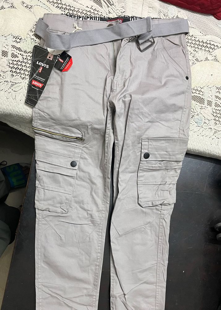 Adjustable Waist Cargo Pants