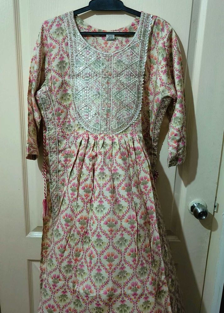 Floral A Line Kurta