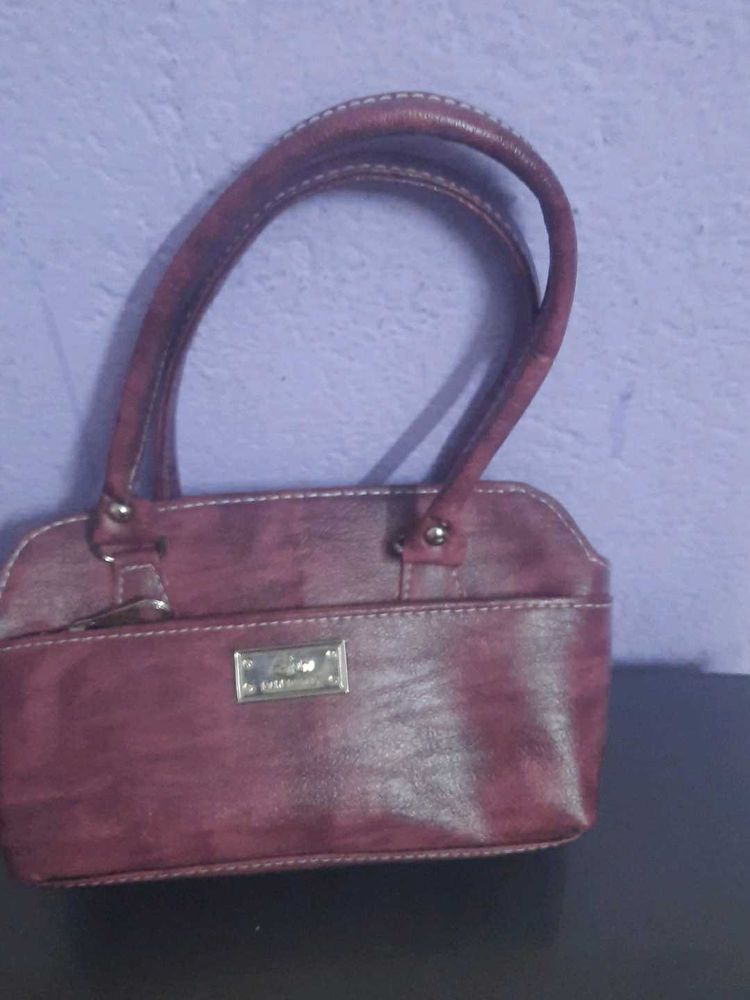 Burgundy Handbag