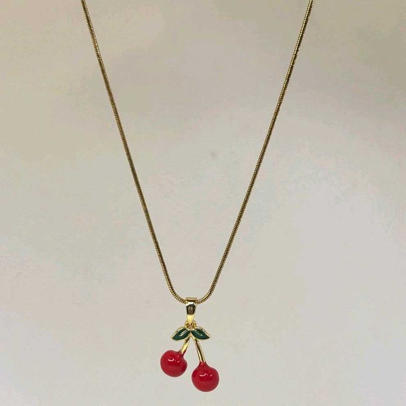 Cherry Pendant Necklace
