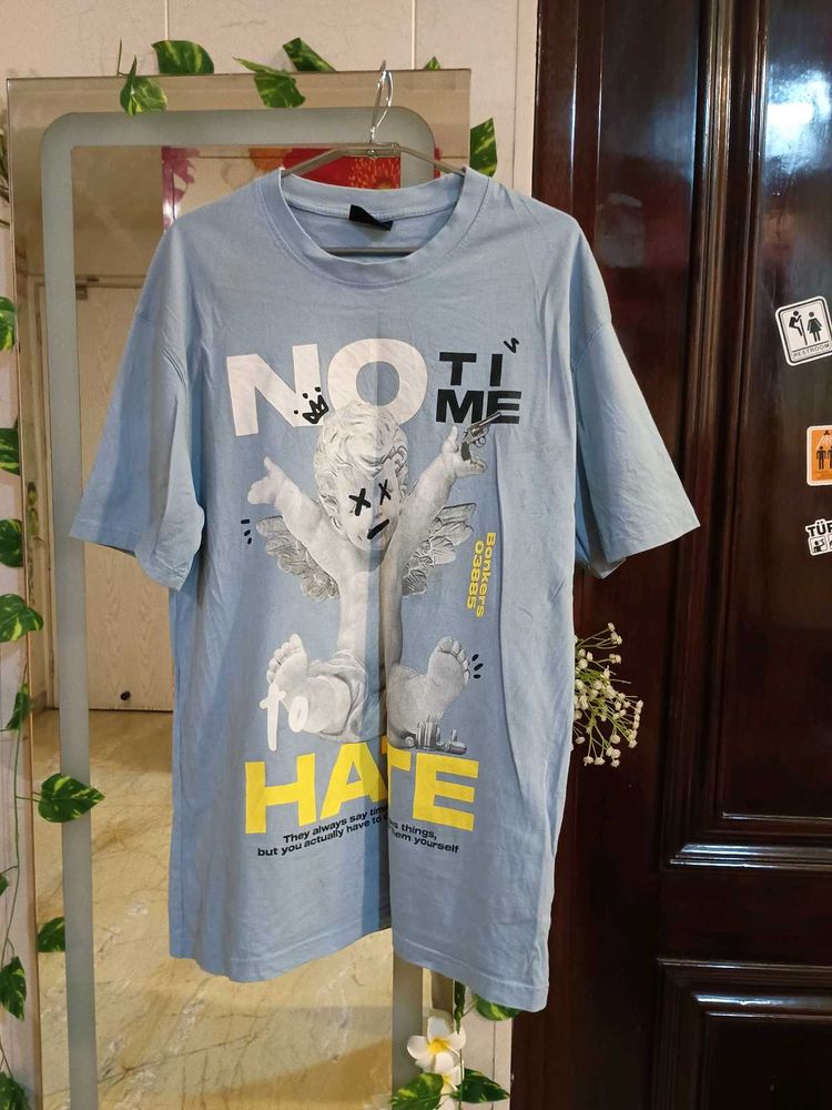 Bonkers &#34;NO TIME to HATE&#34; Graphic T-Shirt.