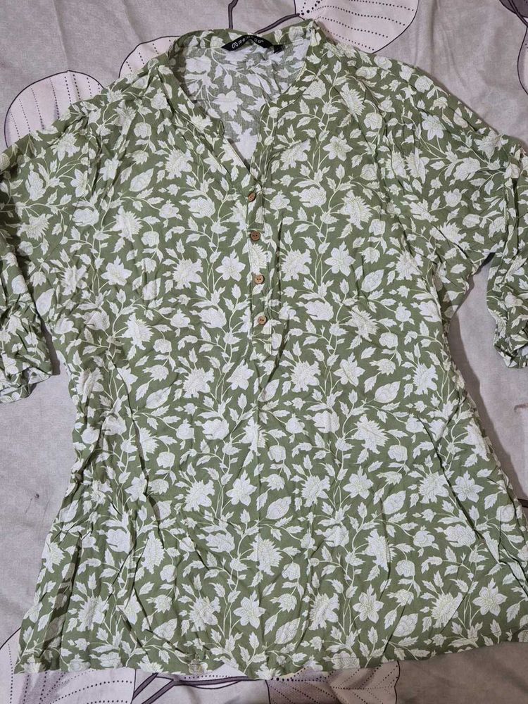 Mandarin Collar Tunic/ Short Kurti