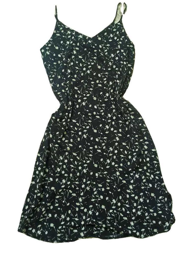 floral black- aline flare dress