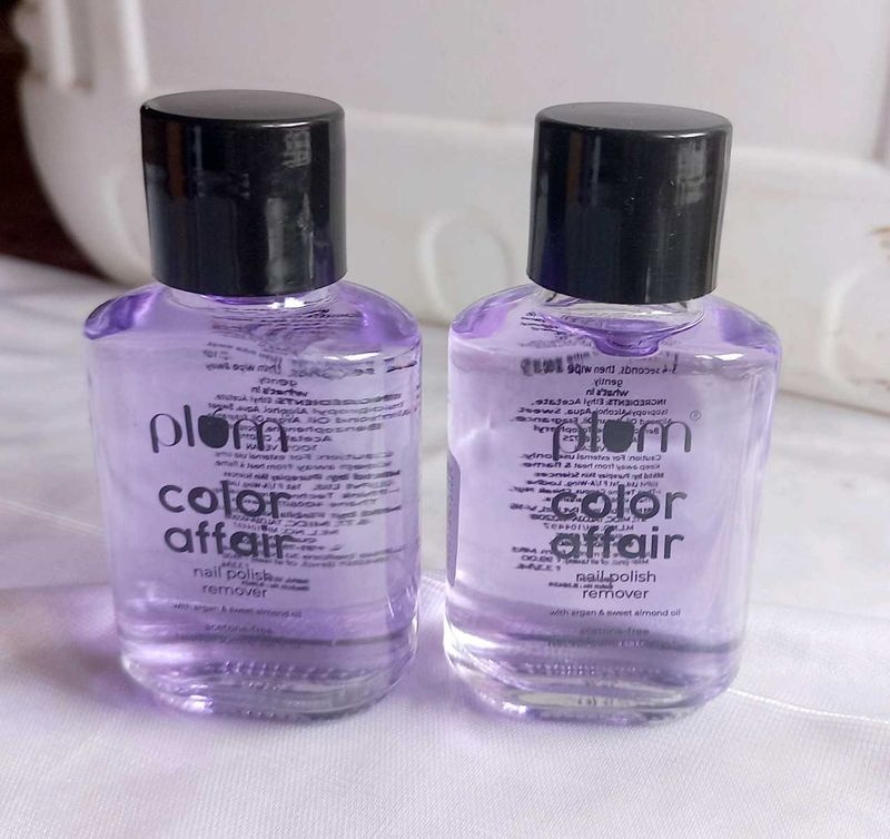 Plum Color Affair Nail Polish Remover