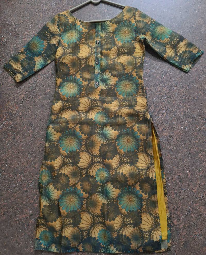 Floral Print Kurti Tunic