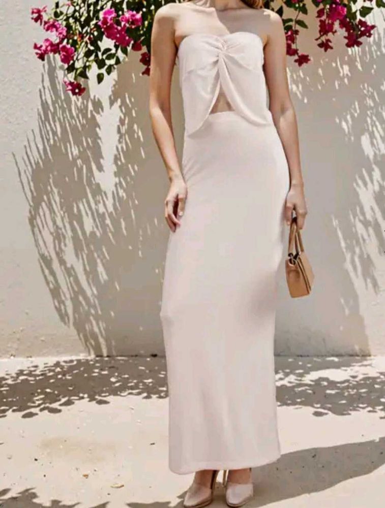 Shein Elegant Cutout Maxi Dress