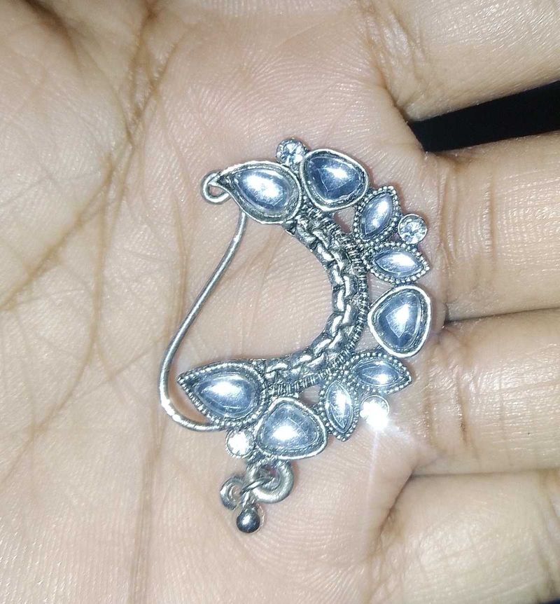 Silver Nath - Indian Nose Ring