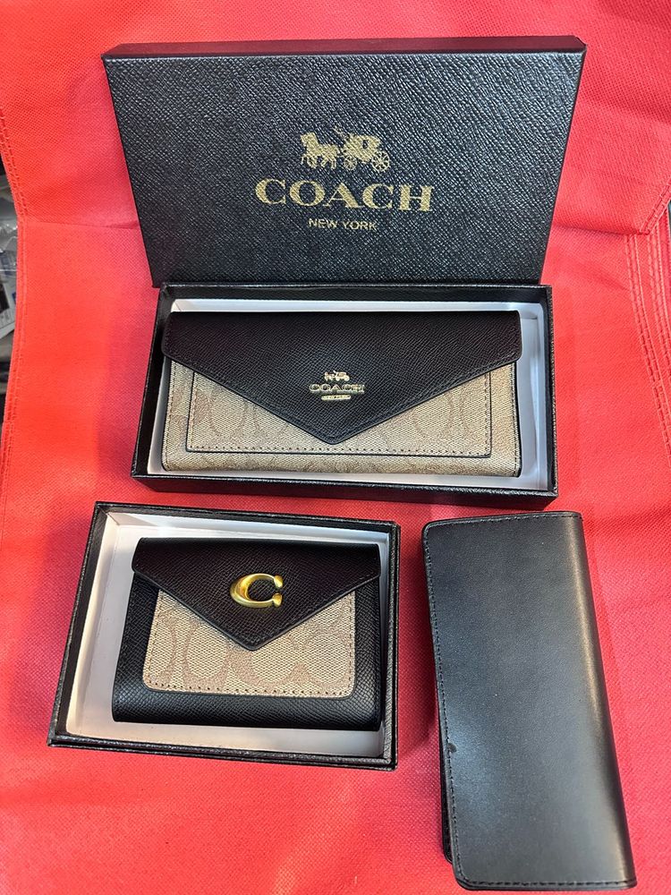 Coach Wallet Set - New in Box