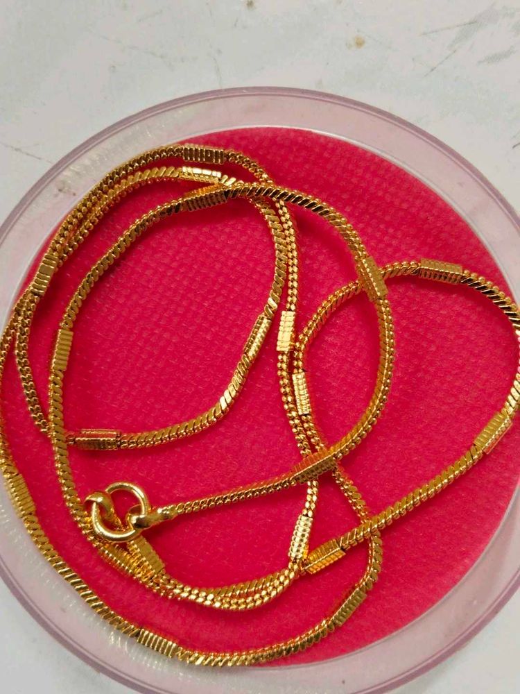 Gold Plated Chain Necklace
