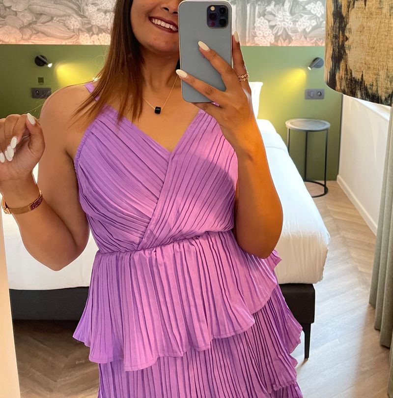 Layered Purple Dress