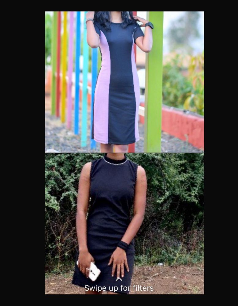 Chic Bodycon Dress offer 2 set combo