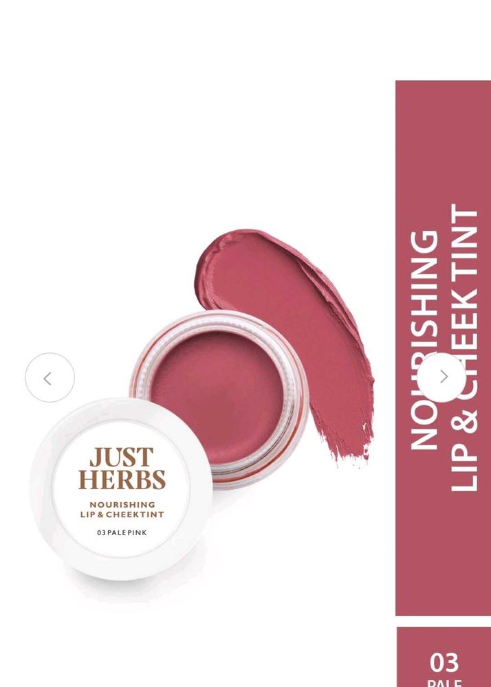 Just Herbs Lip &amp; Cheek Tint - Pale Pink