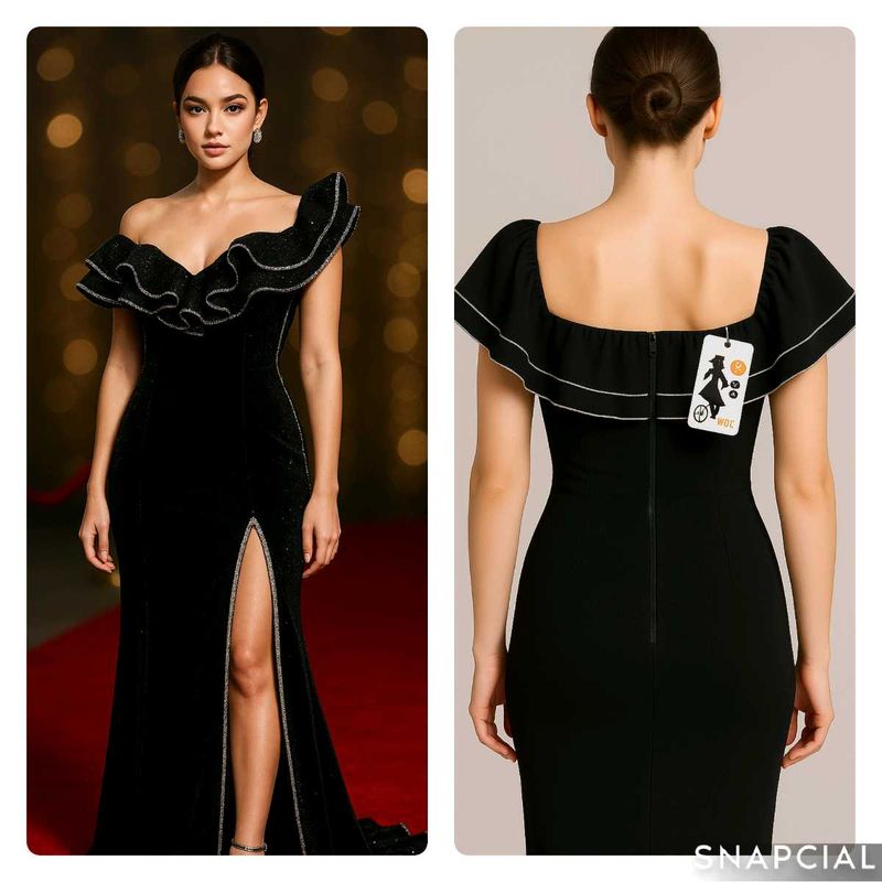 Elegant Black Maxi Dress