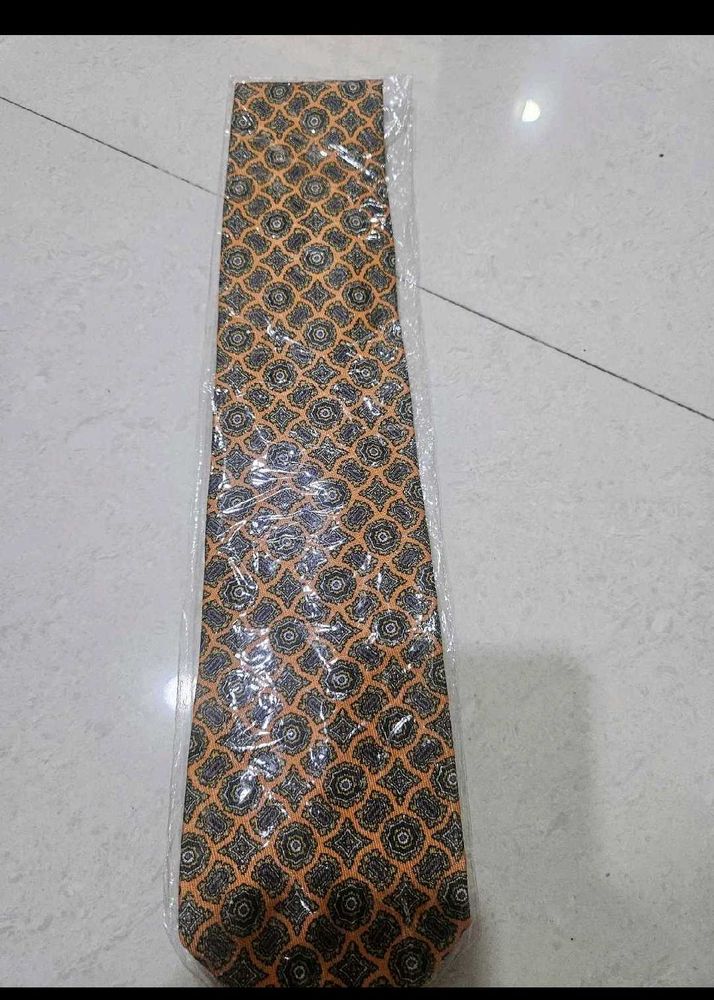 Patterned Necktie - New with Tag