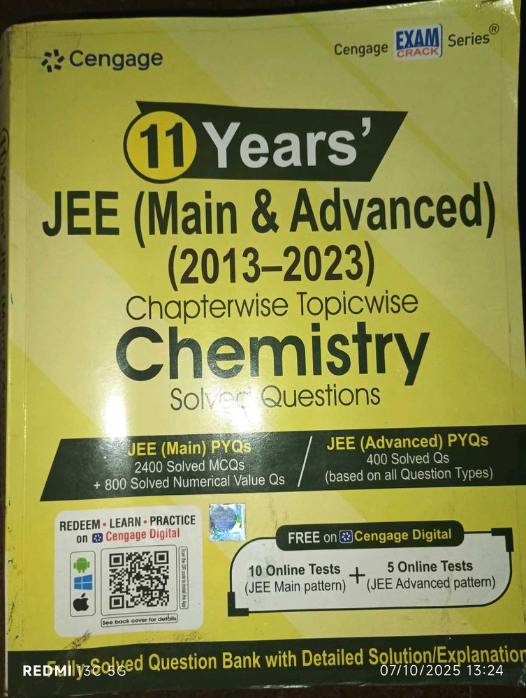 JEE Chemistry Solved Questions