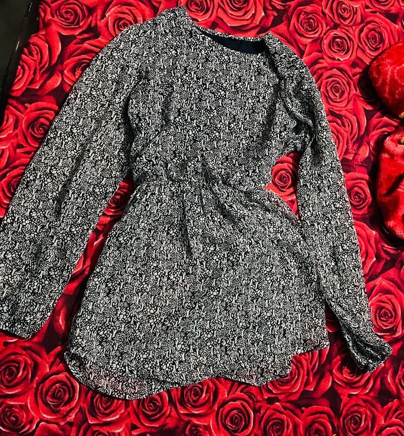 Black Peplum Top