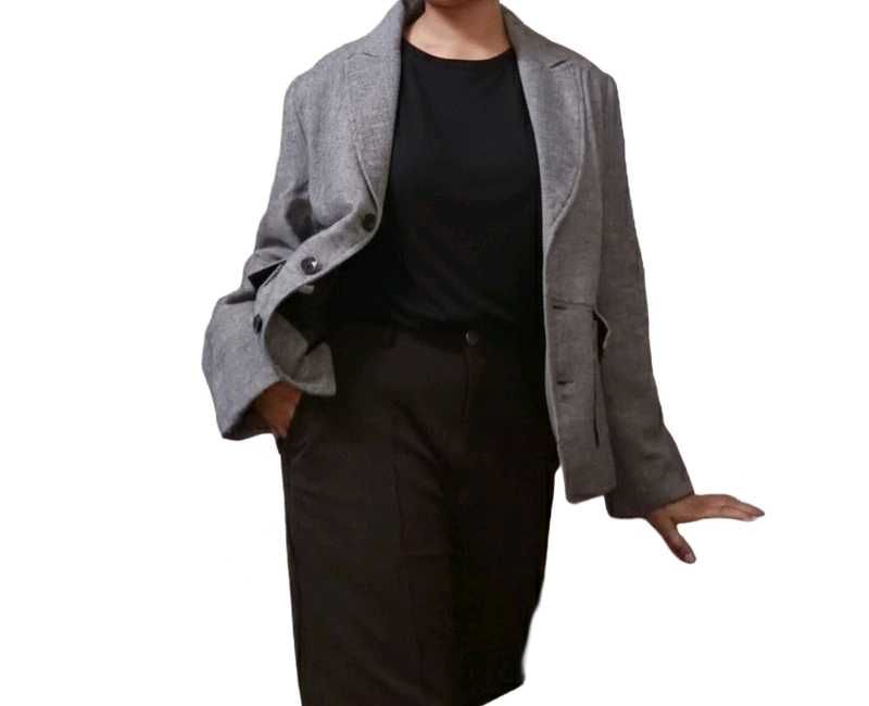 Gray Blazer Jacket