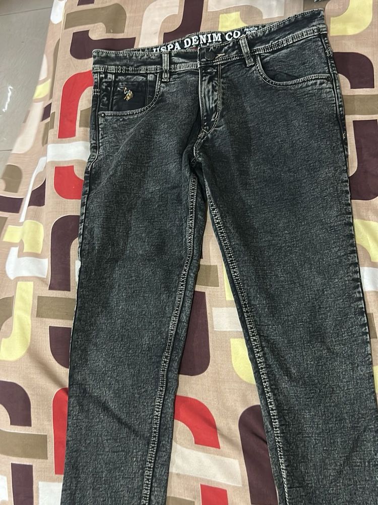 U.S. Polo Assn. Gray Wash Jeans