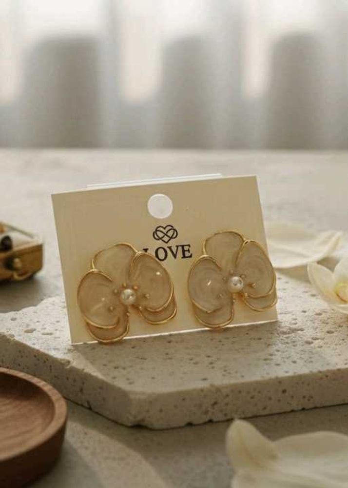 Floral Statement Earrings