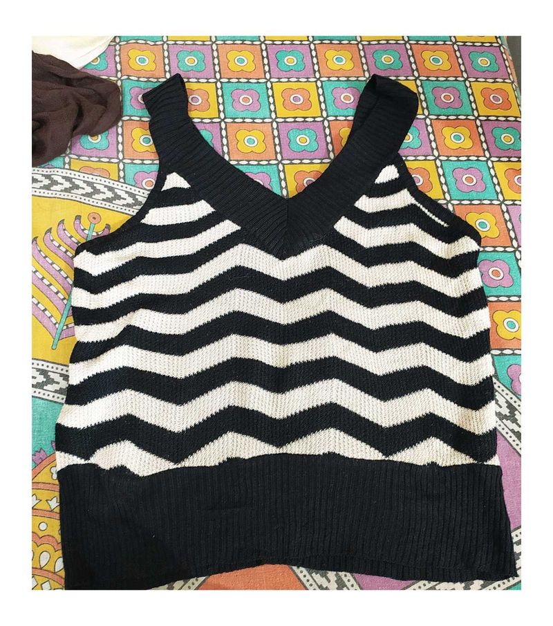 Chevron Knit Tank Top