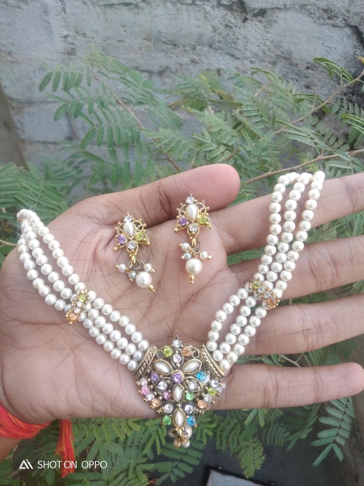 Pearl Necklace Set