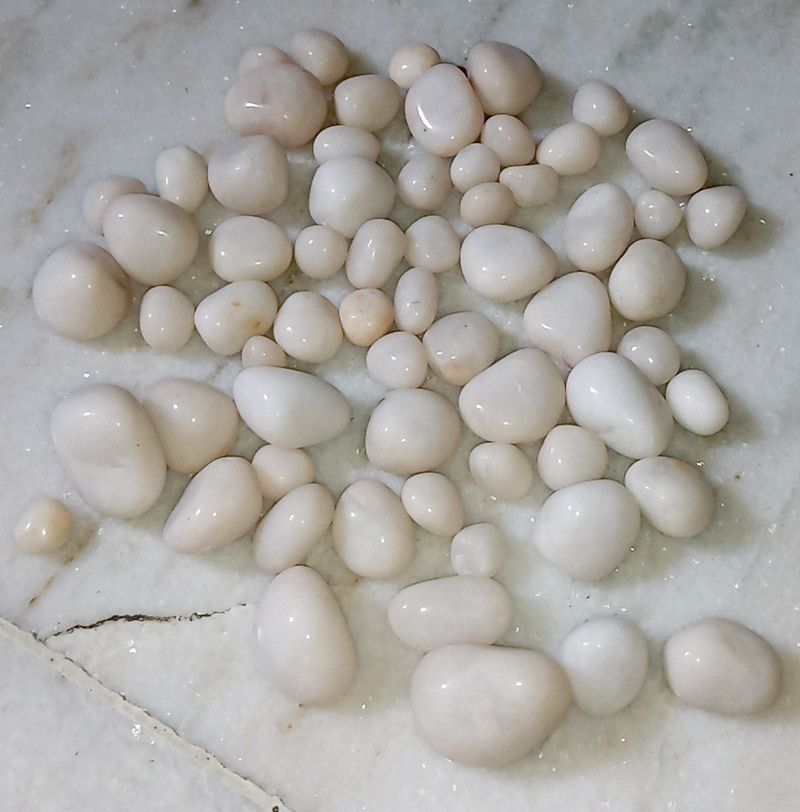 White Pebbles For Decoration