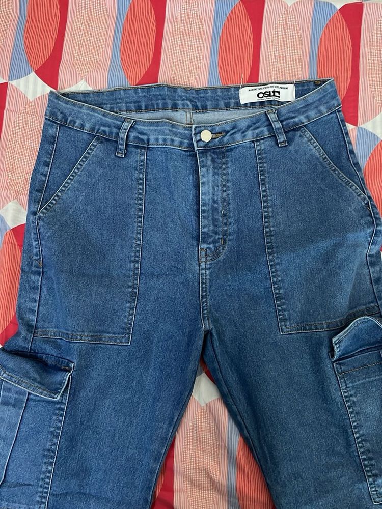 Cargo Denim Jeans