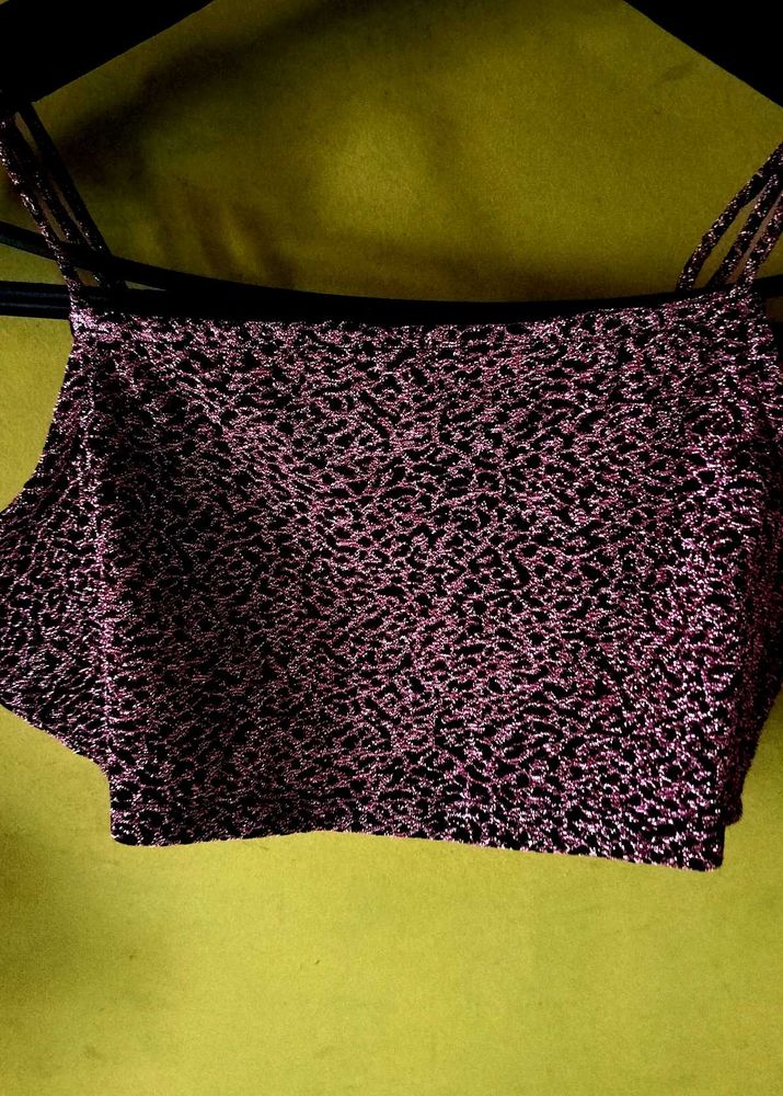 Brand new Sparkly Crop Top