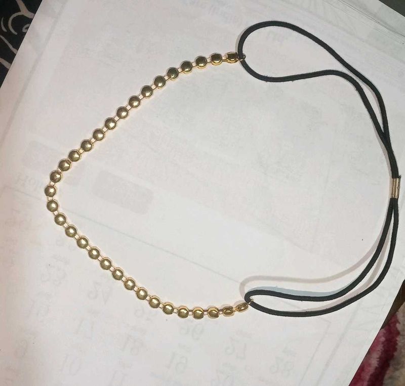 Gold Beaded neckchain
