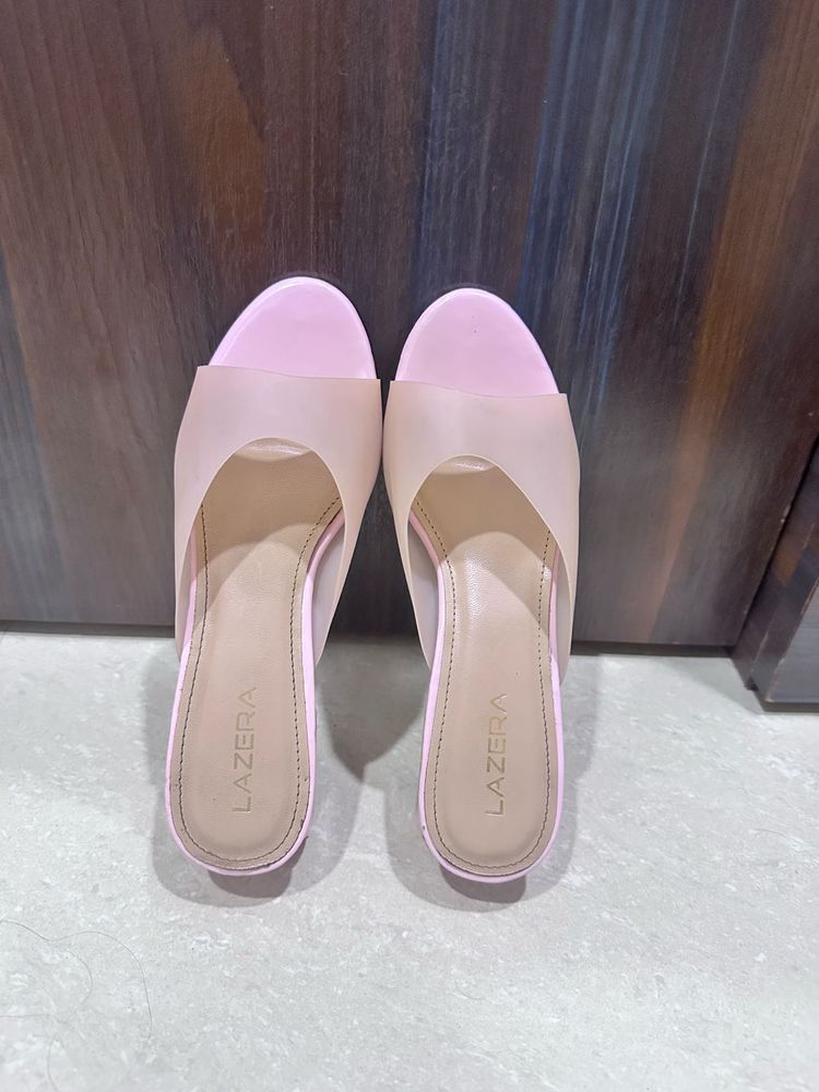 Pink Lazera Flats