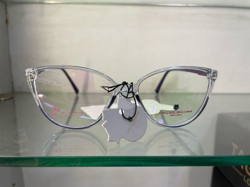 David Jacobs Clear Cat Eye Frames