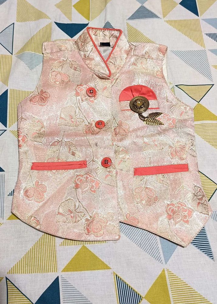 Boys Ethnic Waistcoat