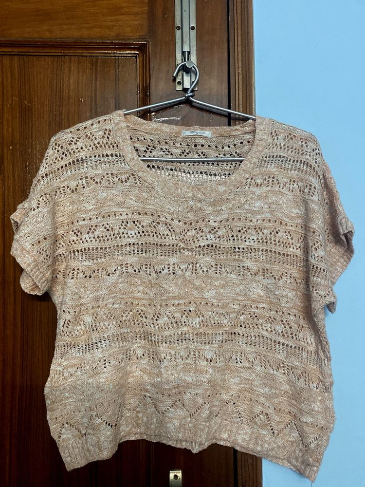 Knitted Peach Top