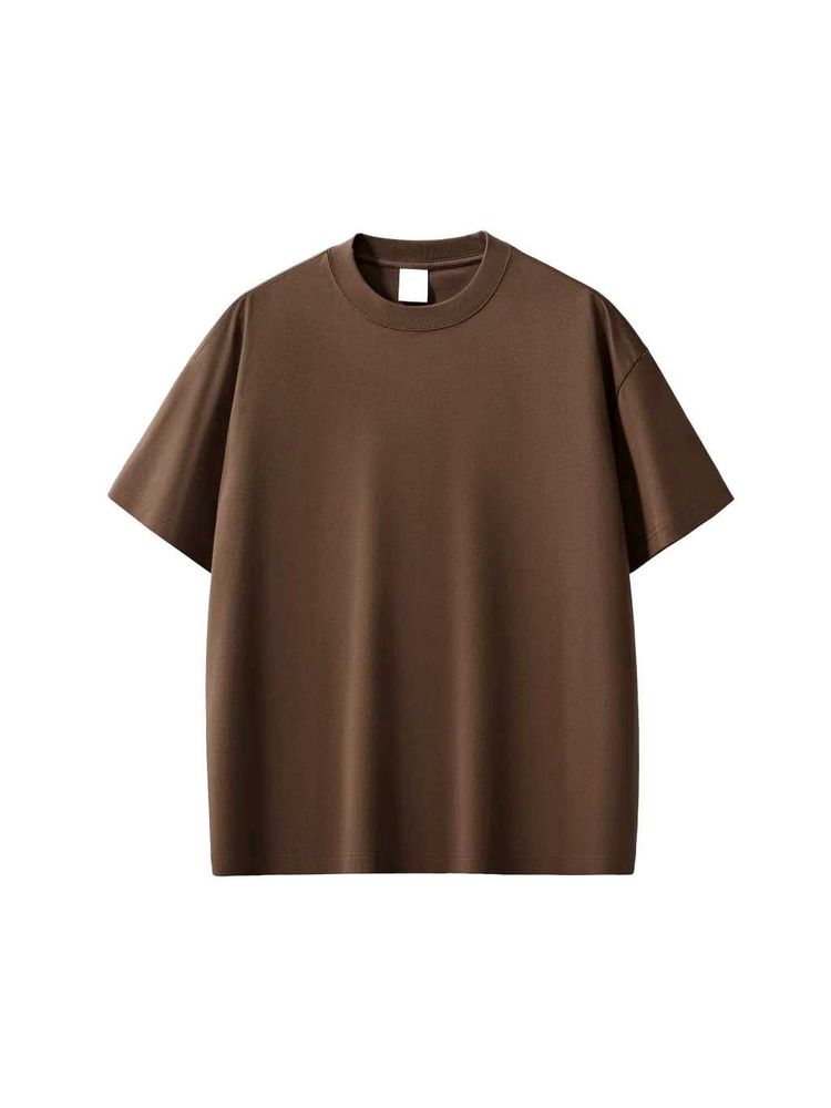 Unisex Brown Oversized Tee 240GSM