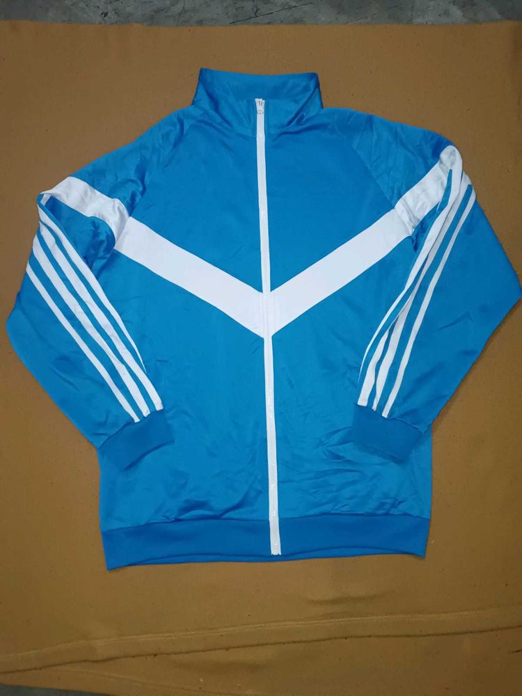 Blue &amp; White Track Jacket