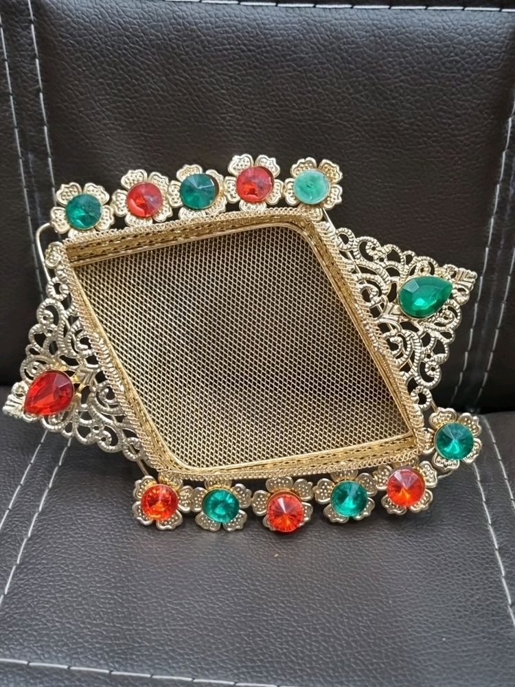 Fancy Metal Tray (Not Plastic)