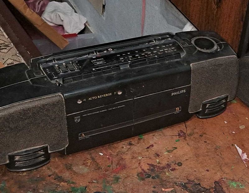 2VINTAGE PHILIPS TAPE RECORDER