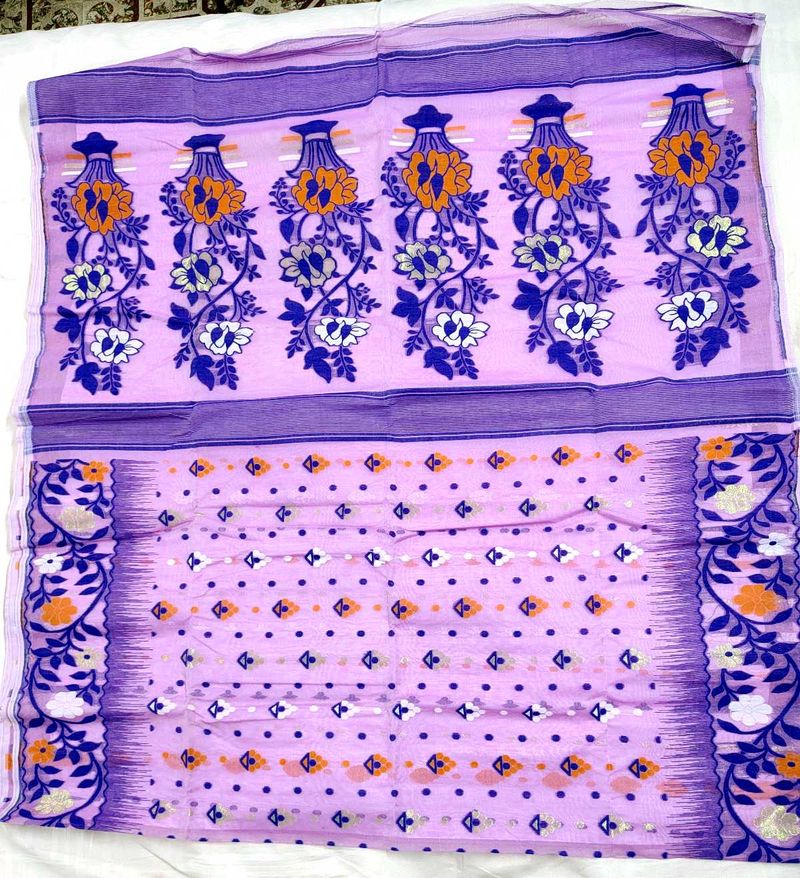 Dhakai Jamdani Saree