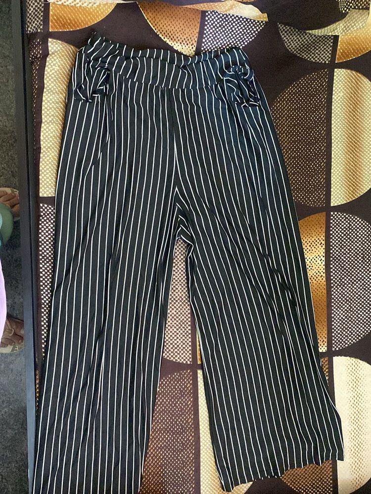 Striped Wide Leg Pants