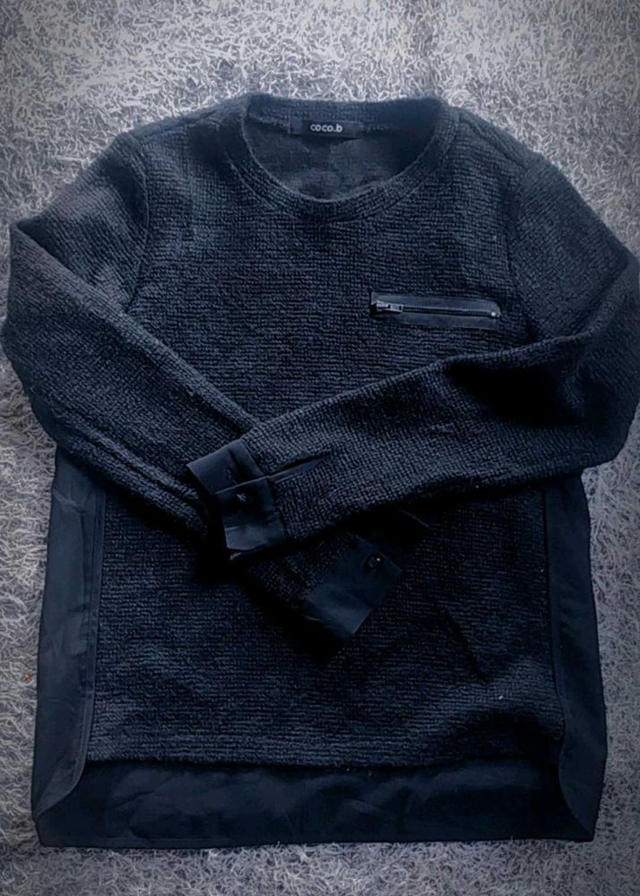 Textured Knit Pullover