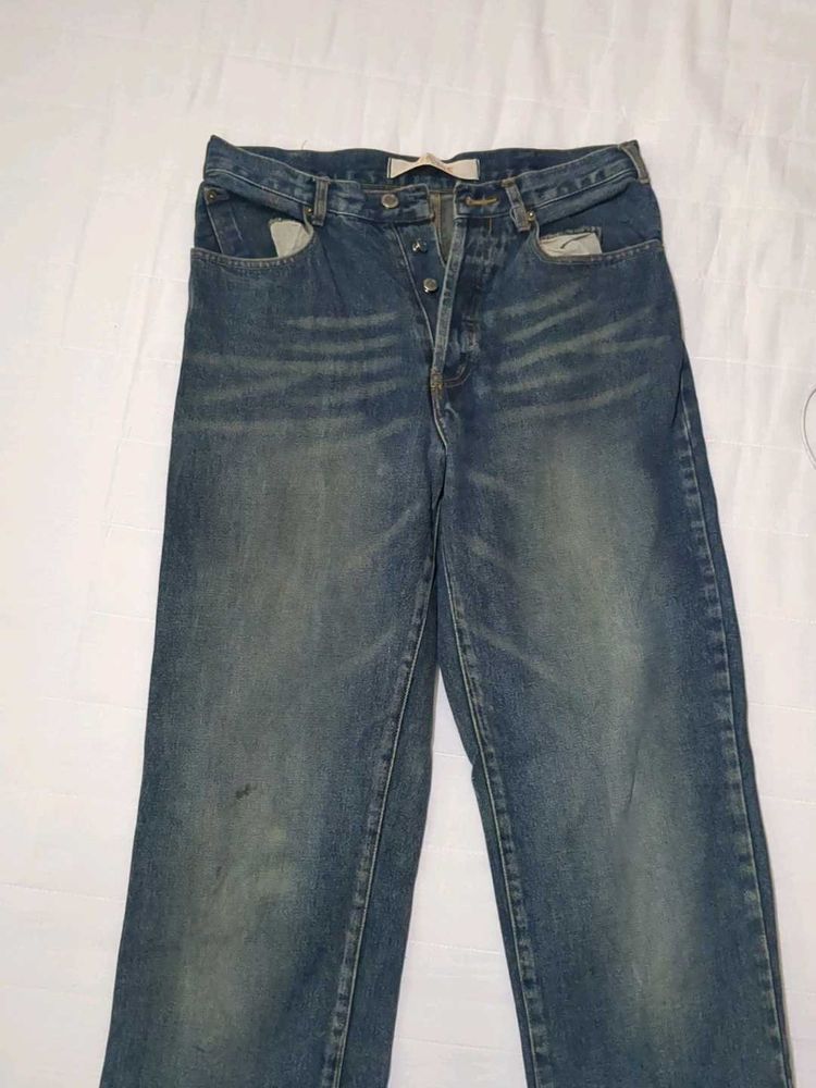 Denim Blue Washed Jeans
