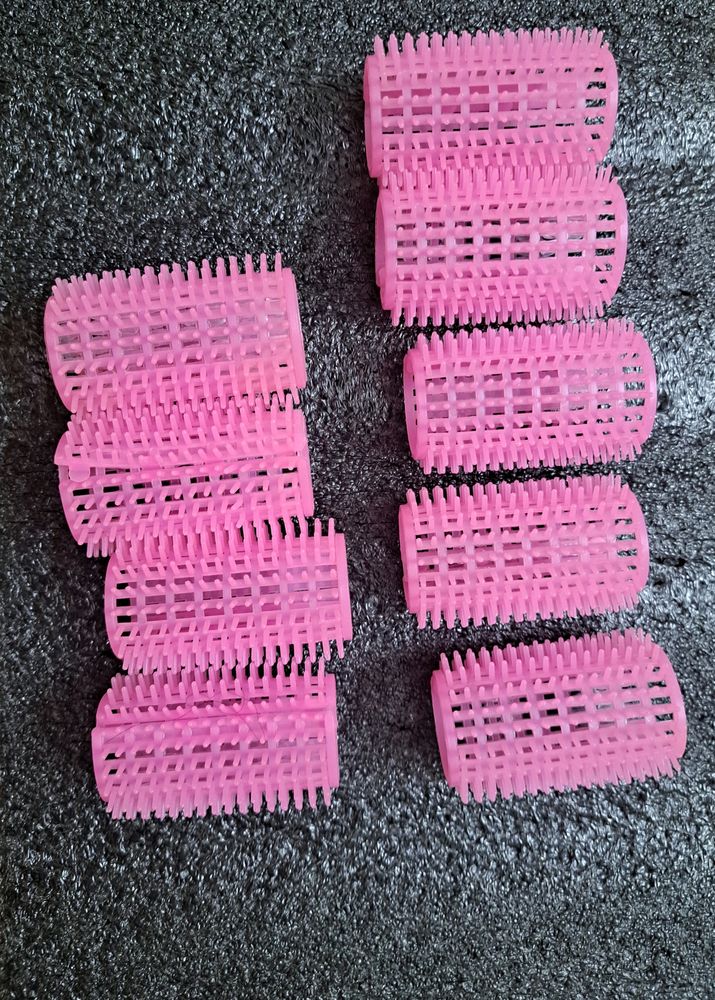 Set Of 9 Hair Rollers Curling