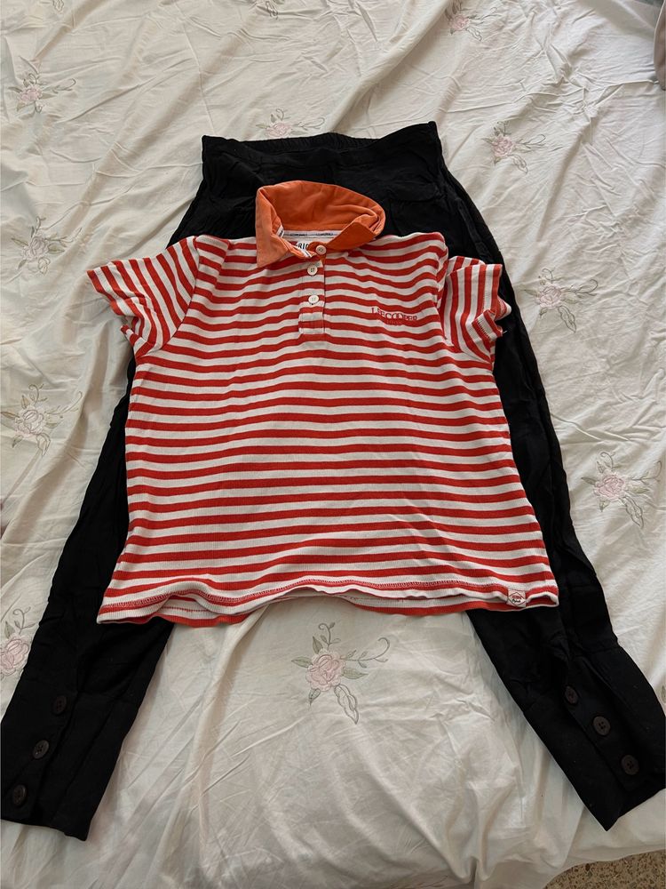 Cotton Pants With Top